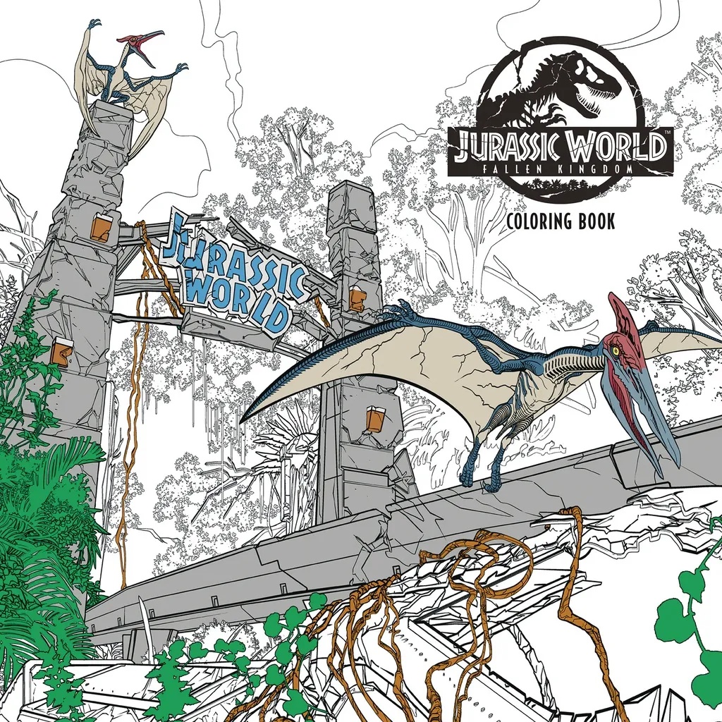 JURASSIC WORLD FALLEN KINGDOM COLORING BOOK