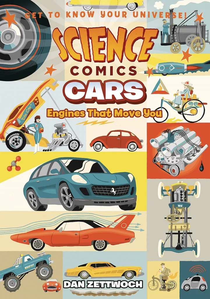 SCIENCE COMICS CARS ENGINES THAT MOVE YOU