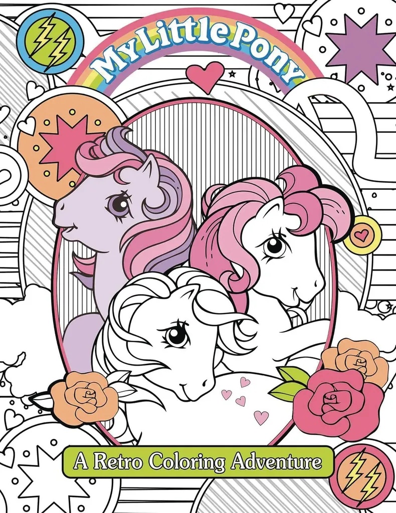 MY LITTLE PONY RETRO COLORING BOOK