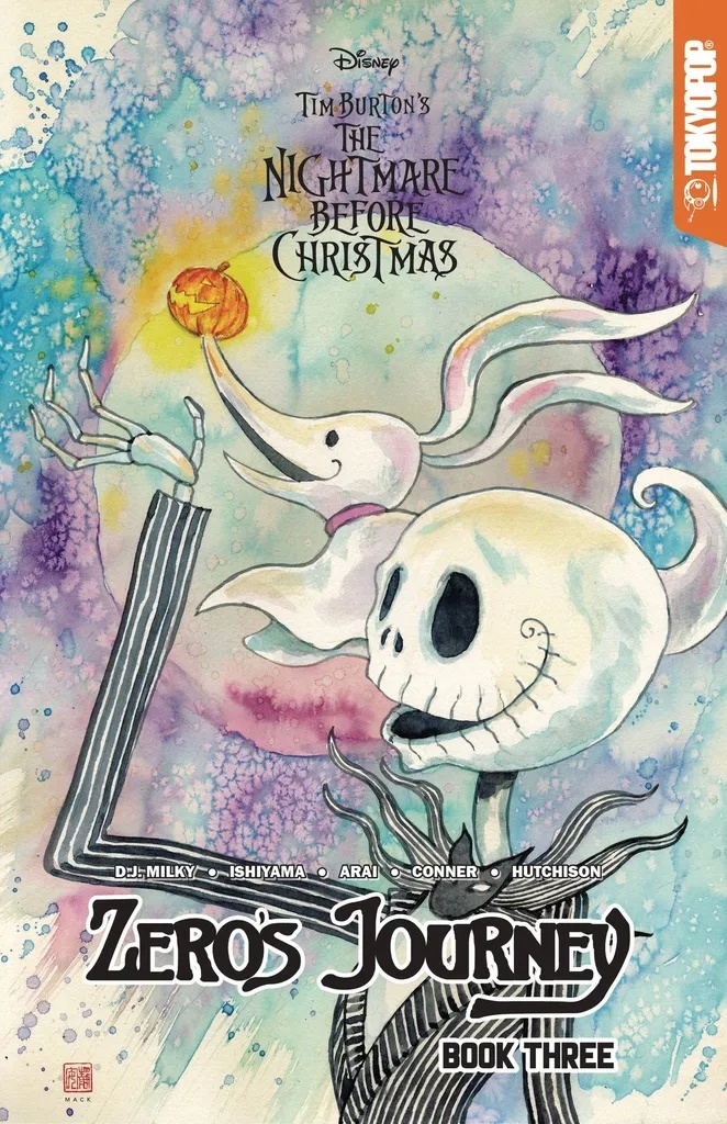 DISNEY MANGA NIGHTMARE CHRISTMAS ZEROS JOURNEY 3 MACK LTD VAR