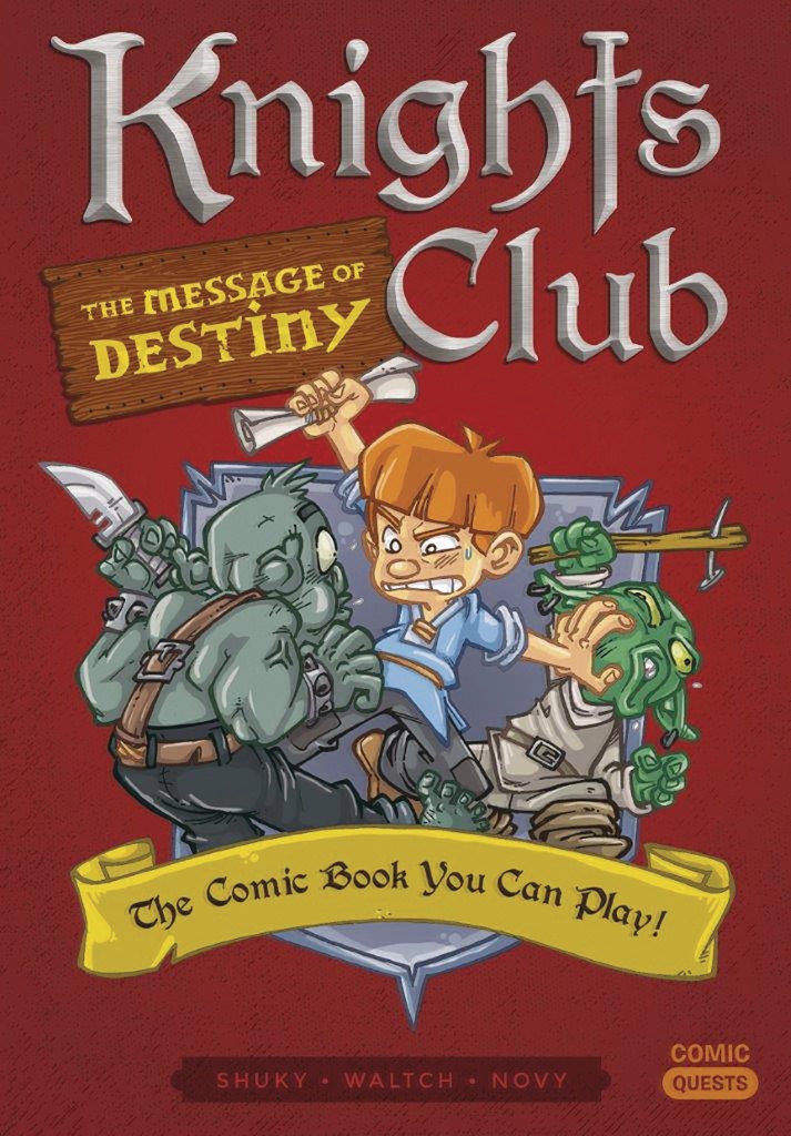 COMIC QUESTS 4 KNIGHTS CLUB MESSAGE OF DESTINY