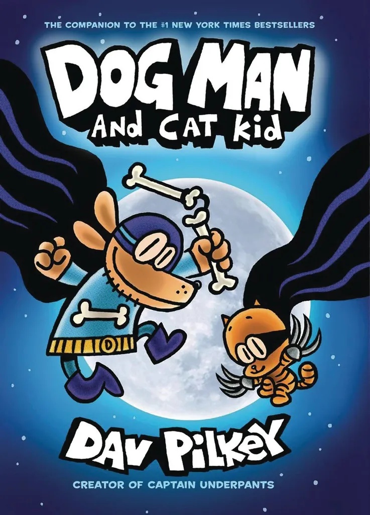 DOG MAN W DUST JACKET 4 DOG MAN & CAT KID