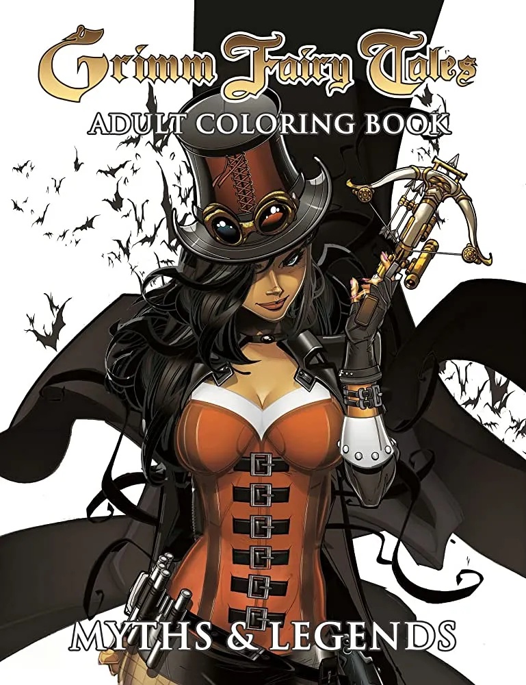 GFT ADULT COLORING BOOK MYTHS & LEGENDS