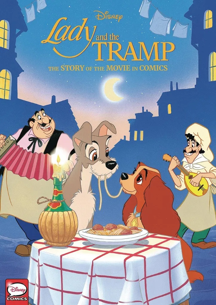 DISNEY LADY & THE TRAMP STORY MOVIE IN COMICS