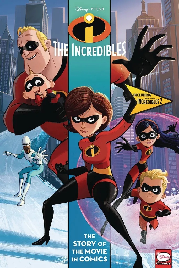 DISNEY PIXAR INCREDIBLES STORY MOVIES COMICS