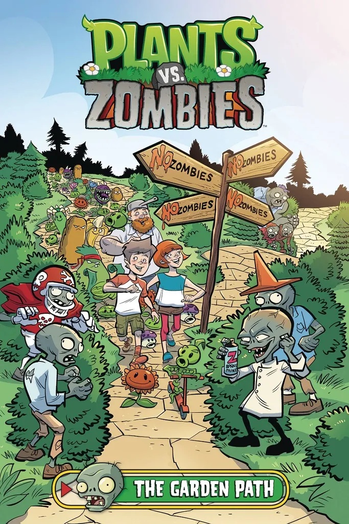 PLANTS VS ZOMBIES GARDEN PATH