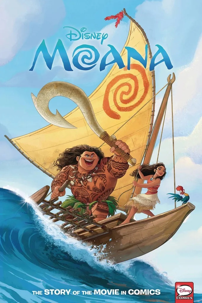 DISNEY MOANA STORY OF THE MOVIE IN COMICS