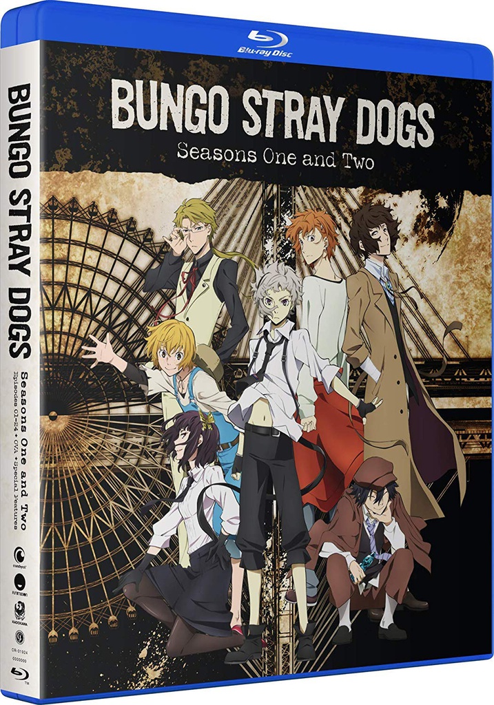 BUNGO STRAY DOGS Season 1 + Season 2 + OVA Collection Blu-ray