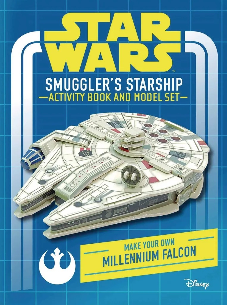 STAR WARS SMUGGLERS STARSHIP ACTIVITY BOOK & MODEL