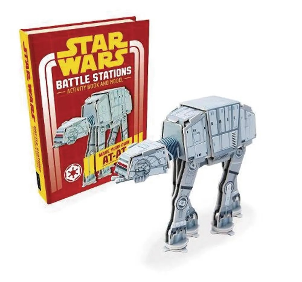 STAR WARS BATTLE STATIONS MAKE OWN AT-AT BOOK & MODEL