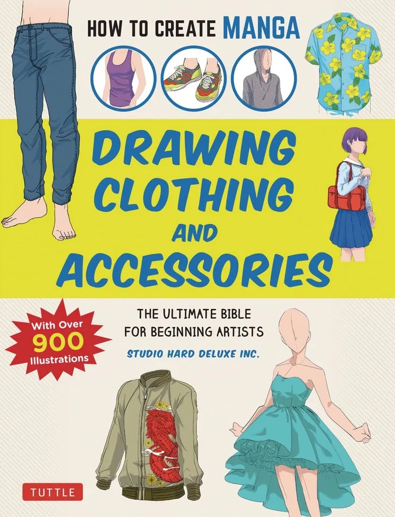 HOW TO CREATE MANGA DRAWING CLOTHING & ACCESSORIES