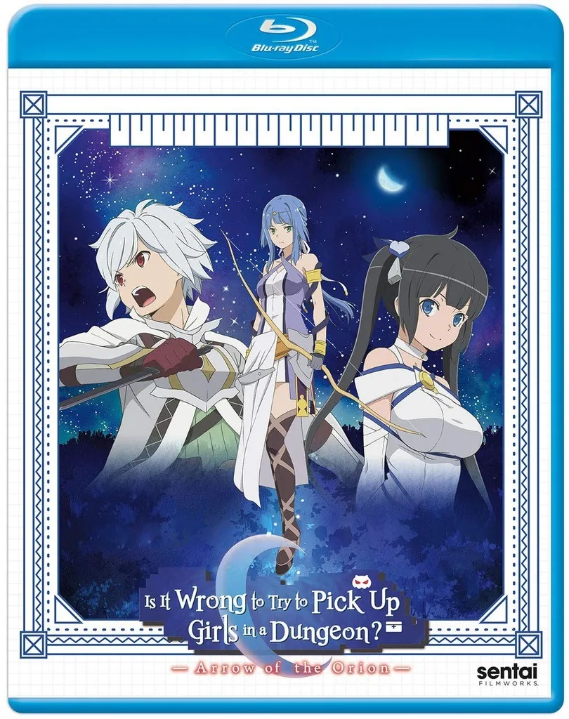 IS IT WRONG TO TRY TO PICK UP GIRLS IN A DUNGEON Movie: Arrow of the Orion Blu-ray