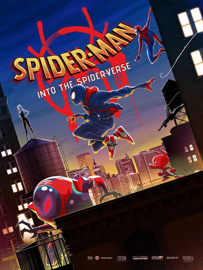 SPIDER-MAN INTO THE SPIDER-VERSE POSTER BOOK