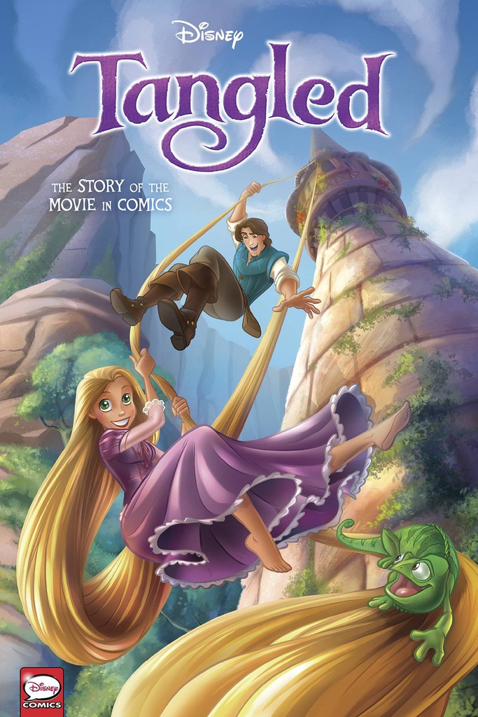 DISNEY TANGLED STORY OF THE MOVIE IN COMICS