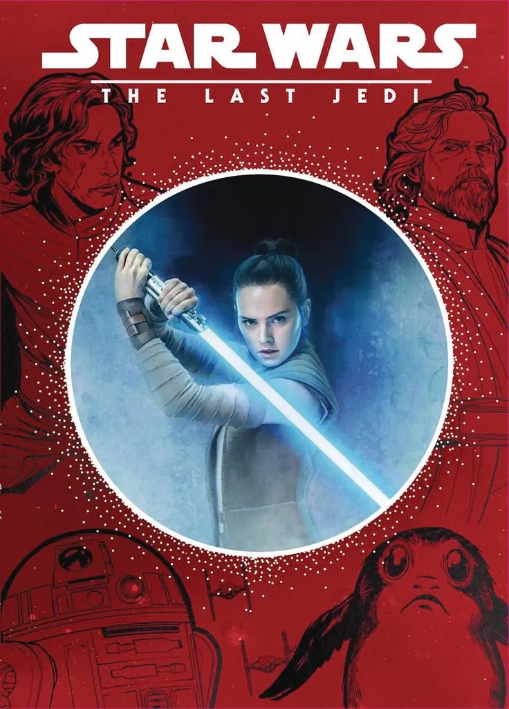 STAR WARS LAST JEDI STORYBOOK DIE CUT ILLUS