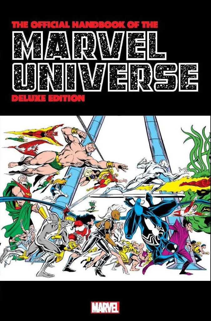 OFFICIAL HANDBOOK MARVEL UNIVERSE DLX ED OMNIBUS DM VAR