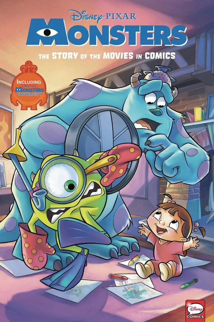 DISNEY PIXAR MONSTERS INC & UNIVERSITY MOVIE IN COMICS