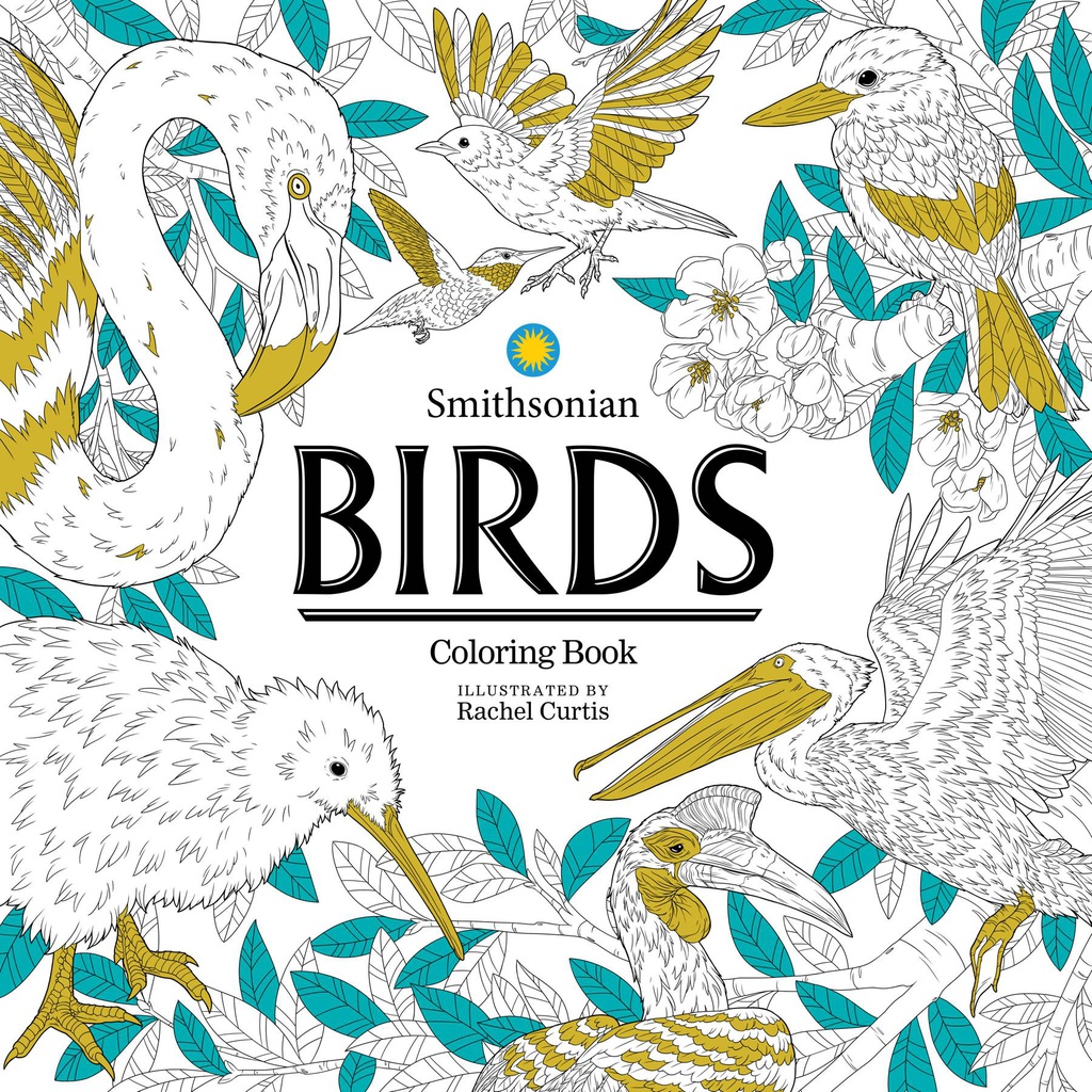 BIRDS SMITHSONIAN COLORING BOOK