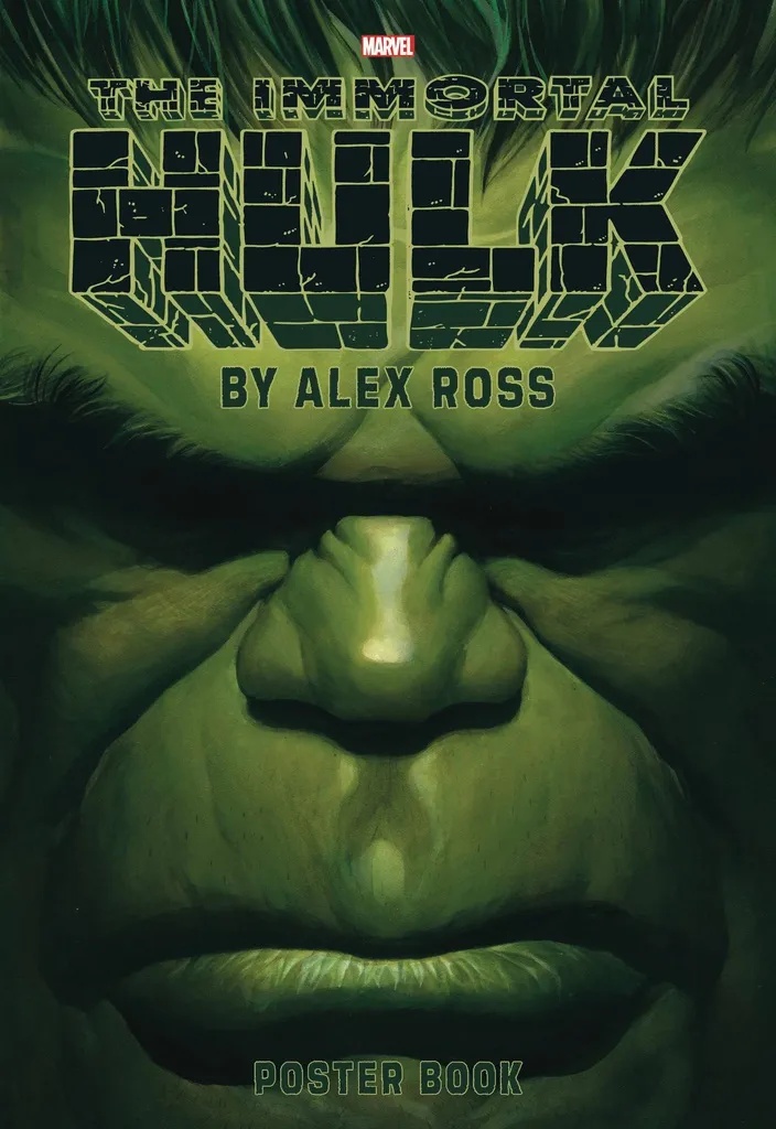 IMMORTAL HULK BY ALEX ROSS POSTER BOOK