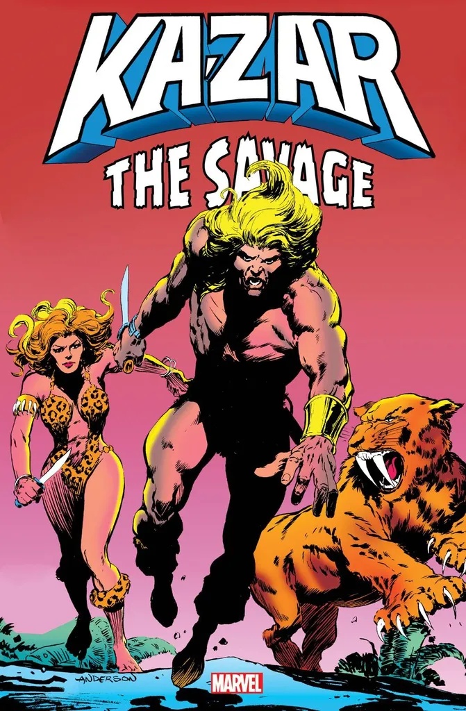 KA-ZAR SAVAGE OMNIBUS ANDERSON FIRST ISSUE CVR