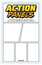 [9781950912315] ACTION PANELS INNOVATIVE HOW TO BLANK COMIC BOOK JOURNAL