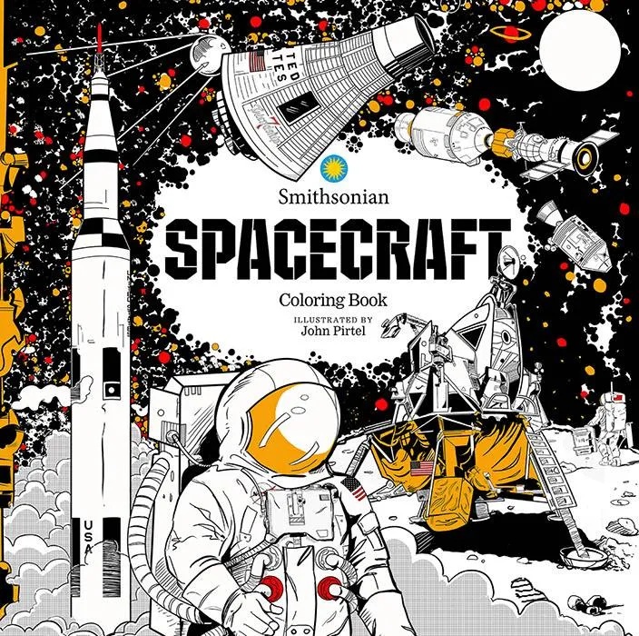 SPACECRAFT SMITHSONIAN COLORING BOOK