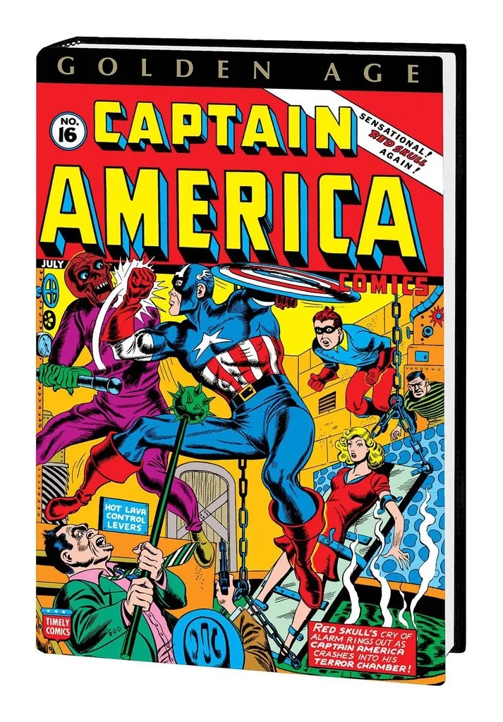 GOLDEN AGE CAPTAIN AMERICA OMNIBUS 2 AVISON DM VAR