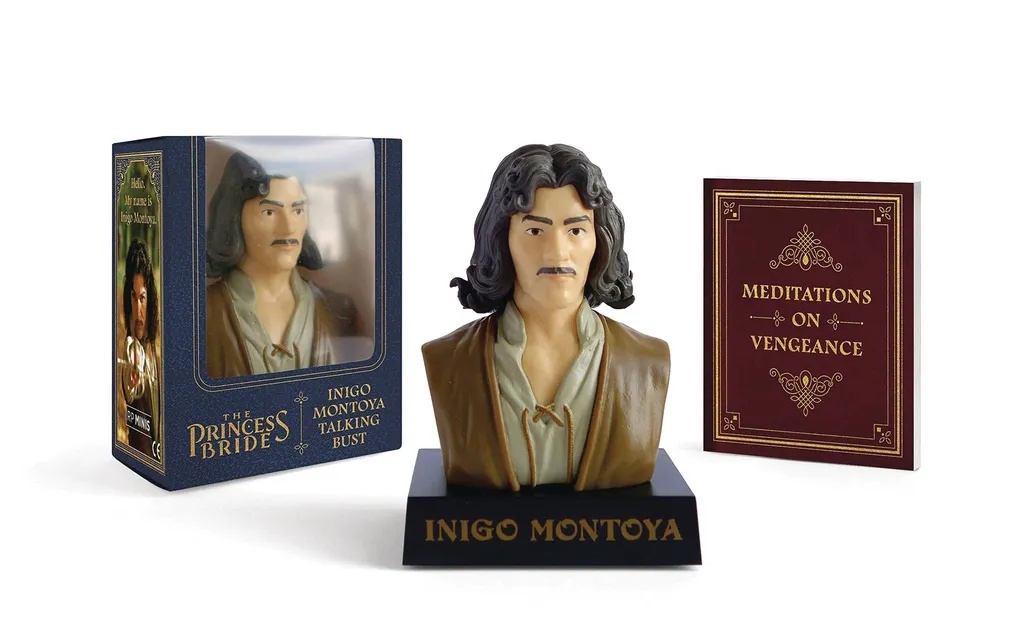 PRINCESS BRIDE INIGO MONTOYA TALKING BUST & BOOK KIT