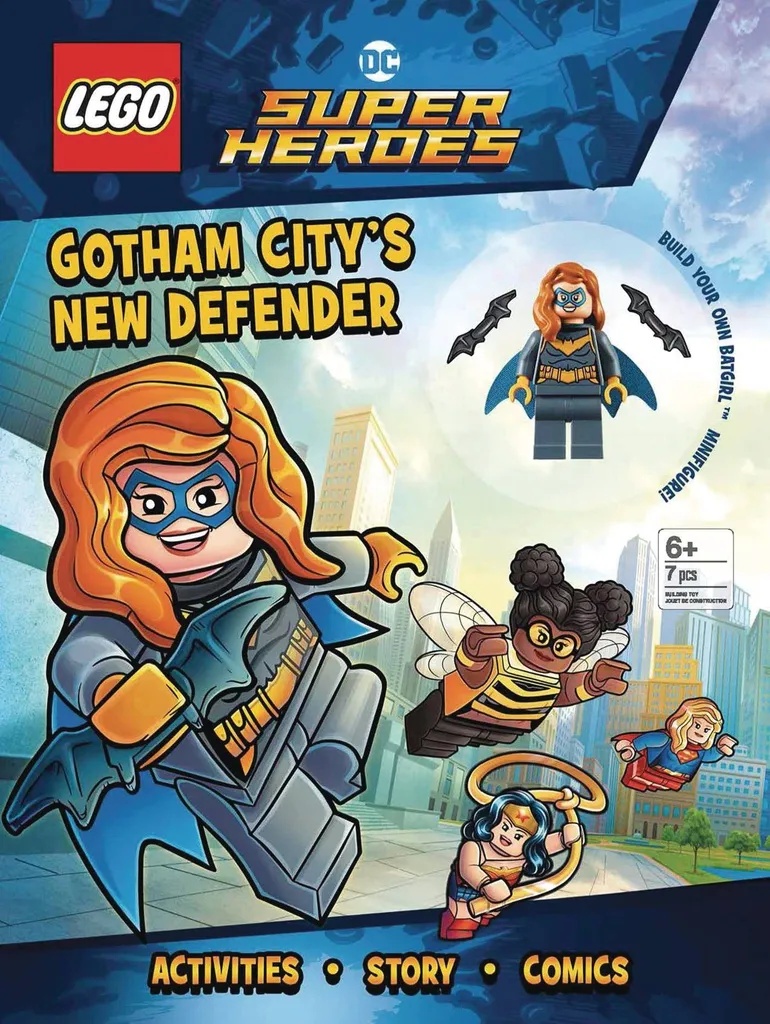 GOTHAM CITYS NEW DEFENDER ACTIVITY BOOK W MINI FIGURE