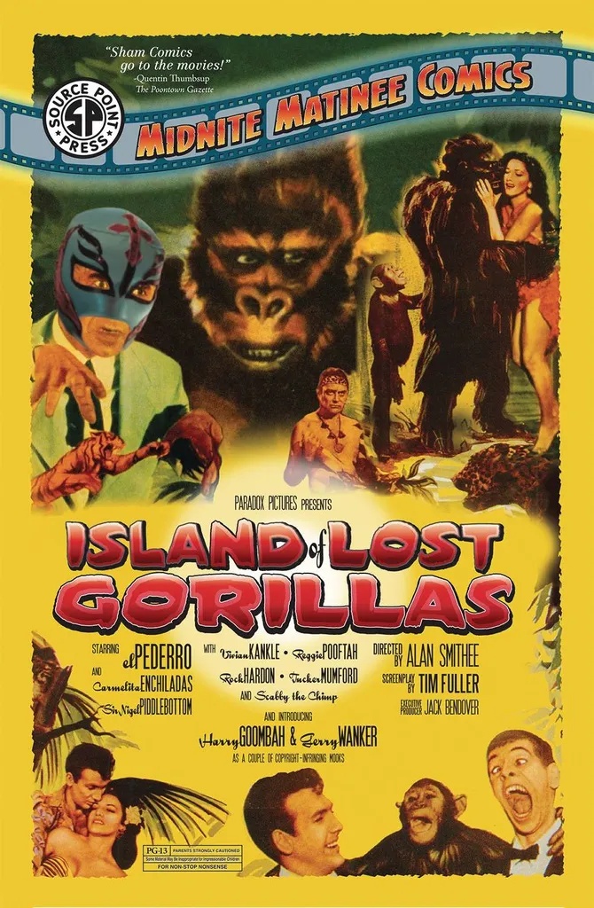 MIDNITE MATINEE COMICS PRESENTS ISLAND OF LOST GORILLAS