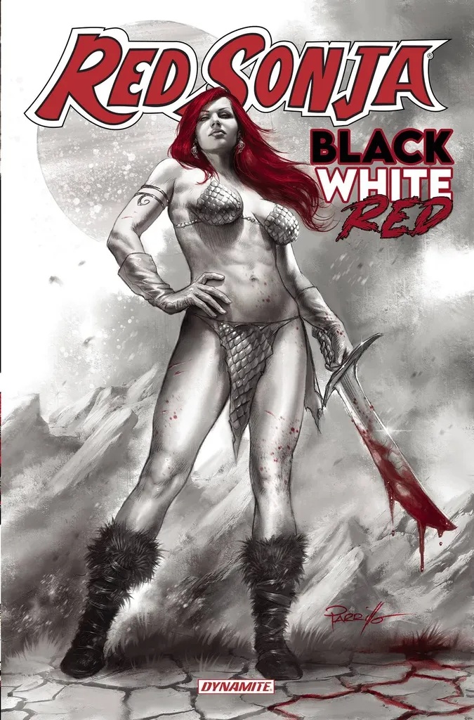 RED SONJA BLACK WHITE RED 1 SGN ED