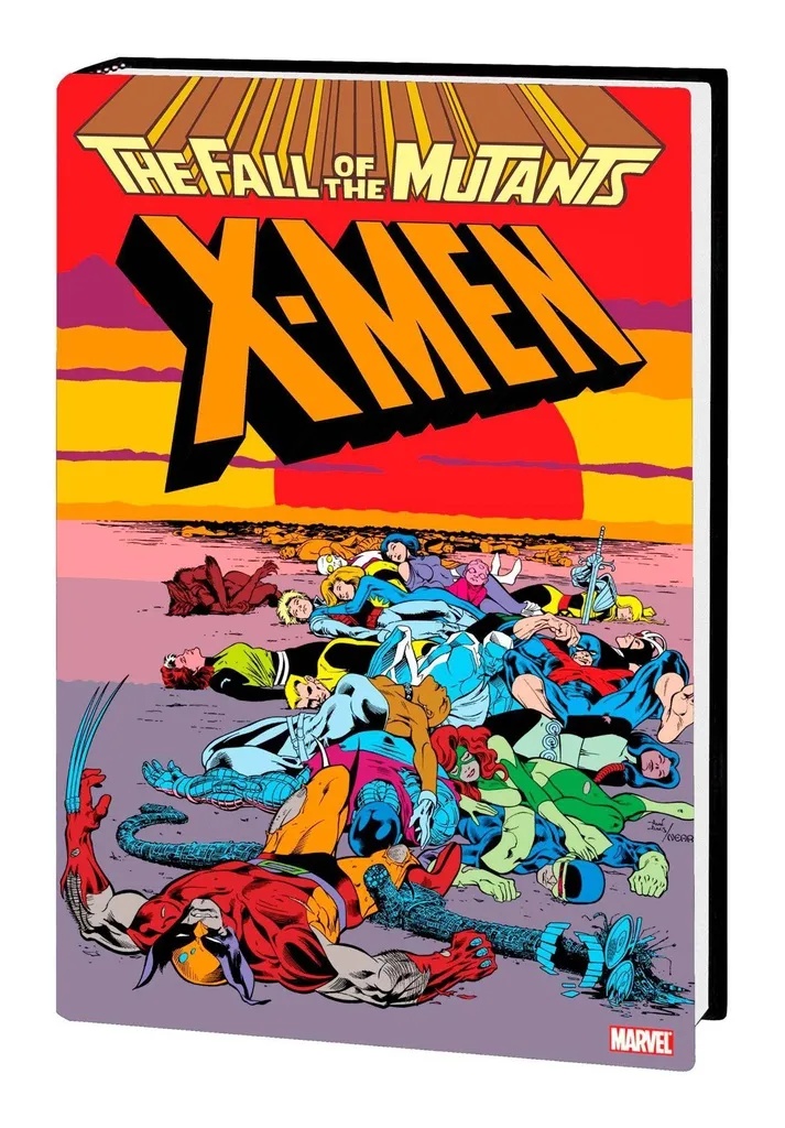 X-MEN FALL OF MUTANTS OMNIBUS DAVIS CVR