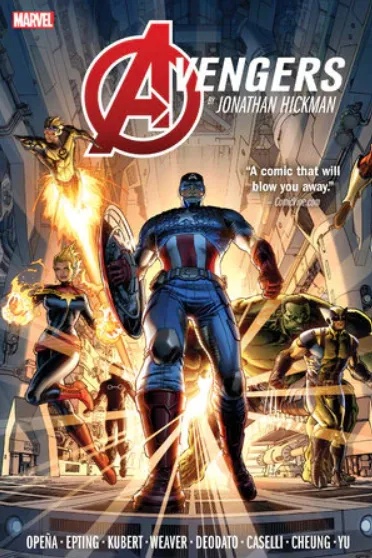 AVENGERS BY JONATHAN HICKMAN OMNIBUS 1 WEAVER CVR