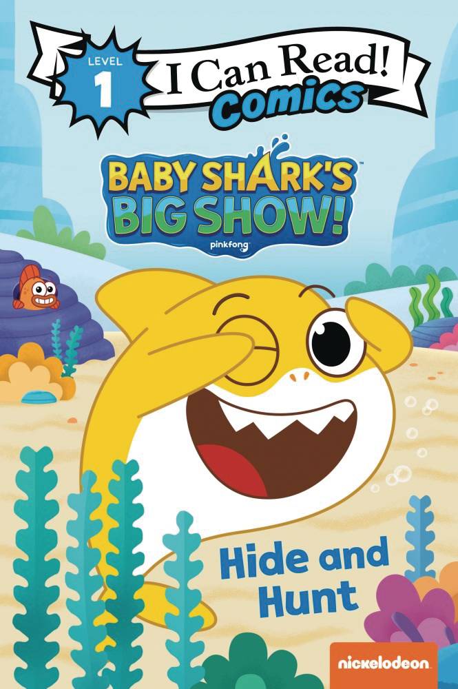I CAN READ COMICS 4 BABY SHARKS BIG SHOW HIDE & HUNT