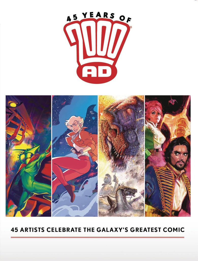 45 YEARS OF 2000 AD ANNI ART BOOK