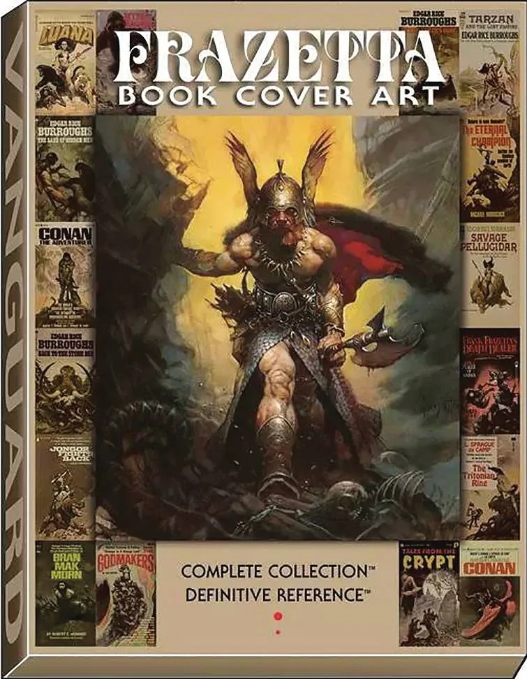 FRAZETTA BOOK COVER ART DLX SLIPCASE PREVIEWS EXC