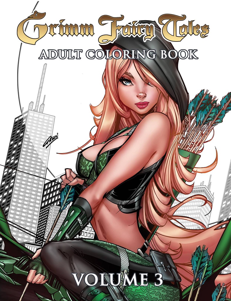 GRIMM FAIRY TALES ADULT COLORING BOOK 3