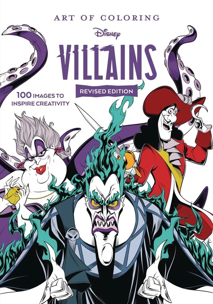 ART OF COLORING DISNEY VILLAINS