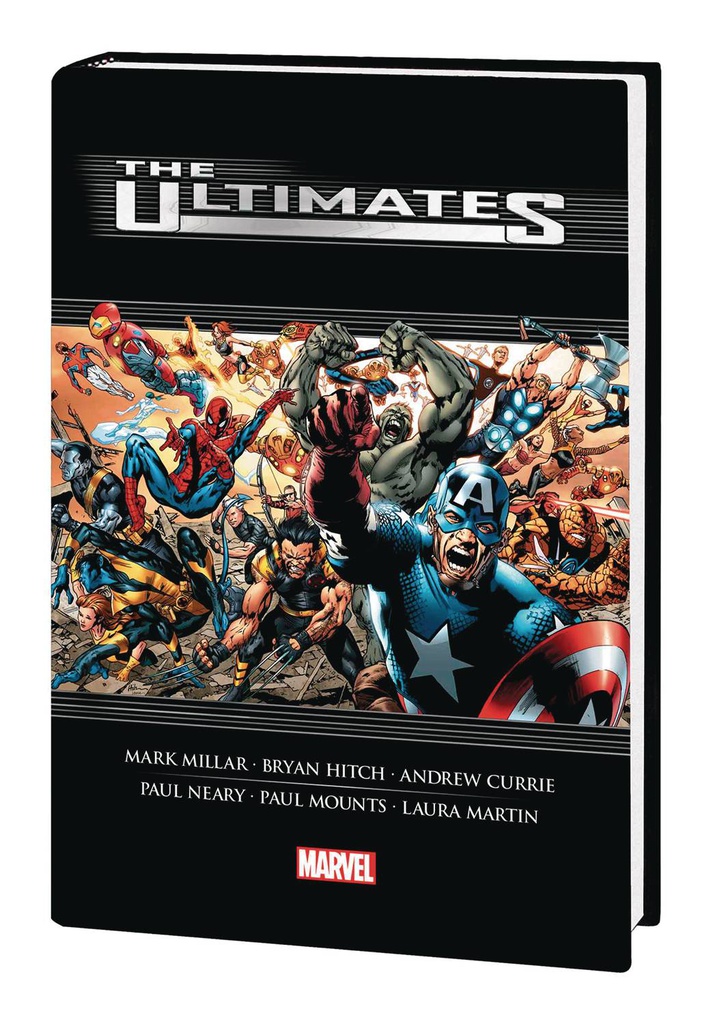 ULTIMATES BY MILLAR & HITCH OMNIBUS HITCH ULTIMATES 2 COVER [NEW PRINTING 2, DM ONLY, GATEFOLD]