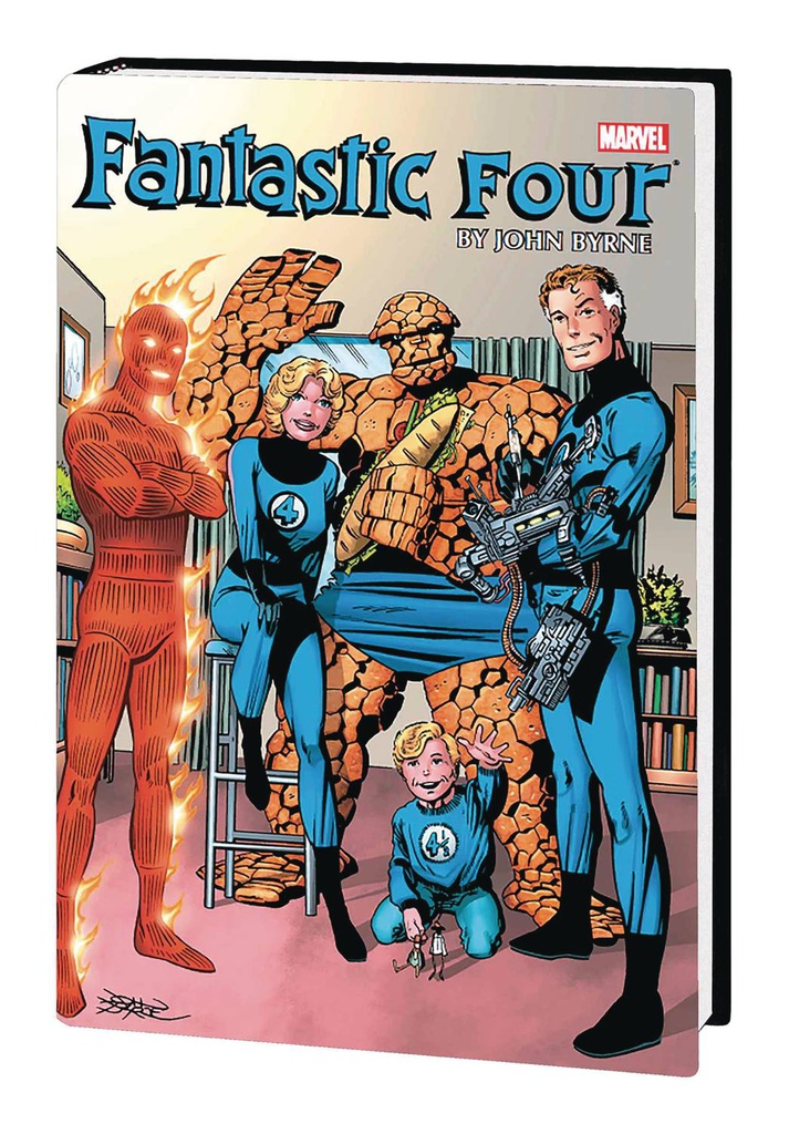 FANTASTIC FOUR BY JOHN BYRNE OMNIBUS 1 BYRNE PIN-UP COVER [NEW PRINTING 2