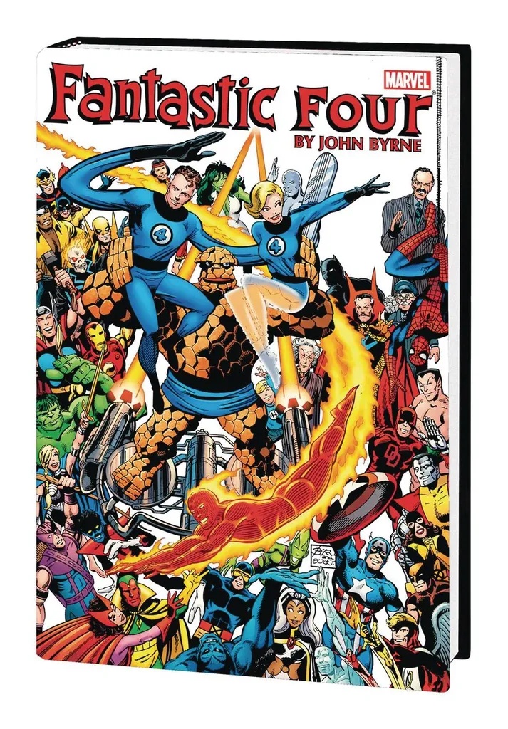 FANTASTIC FOUR BY JOHN BYRNE OMNIBUS 1 BYRNE ANNIVERSARY COVER [NEW PRINTING 2]