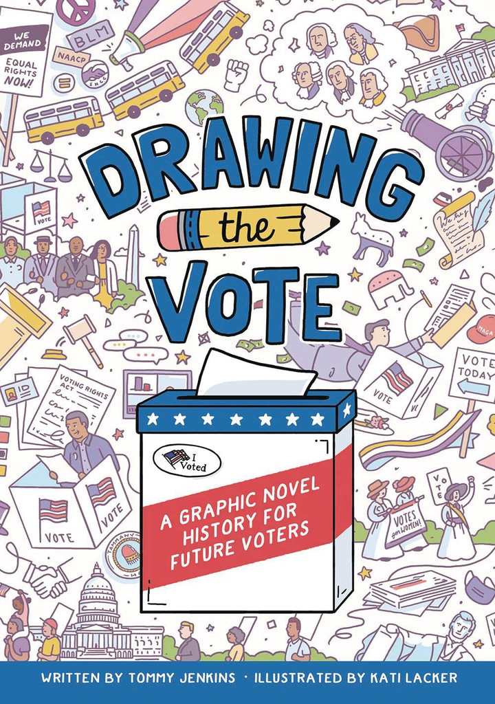 DRAWING THE VOTE ILLUS GUIDE VOTING IN AMERICA