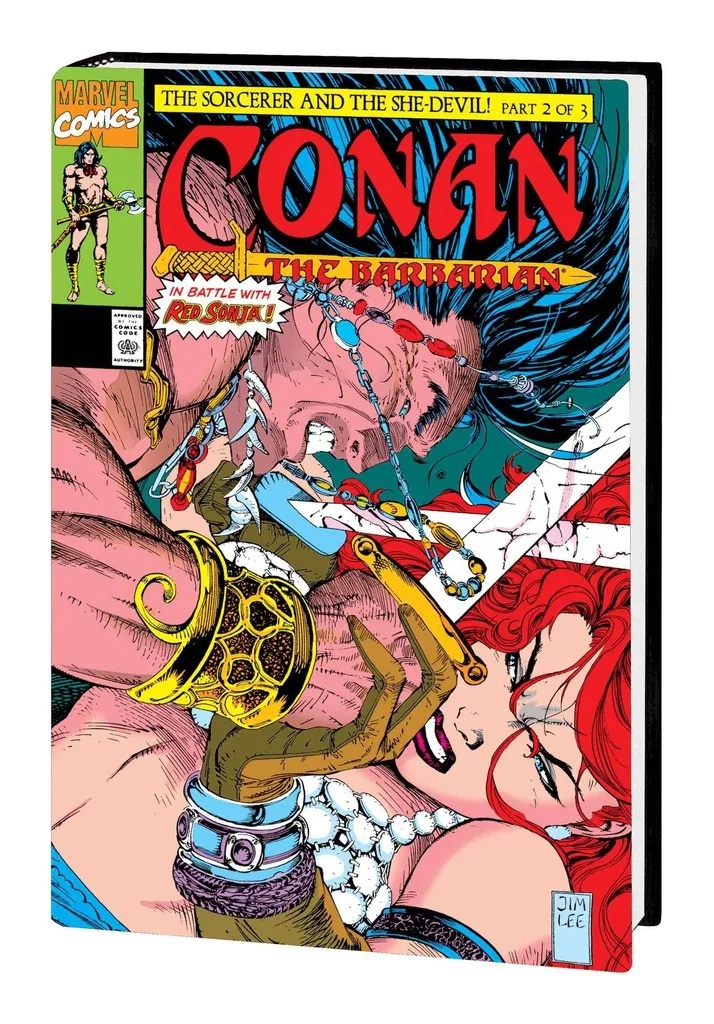 CONAN BARBARIAN ORIG MARVEL YRS OMNIBUS 10 JIM LEE DM VAR