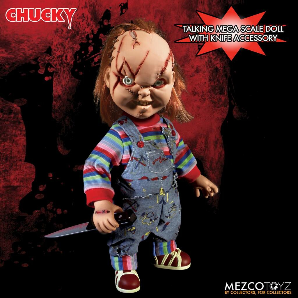 Bride of Chucky - Mega Scale Talking Scarred Chucky 15 inch Action Figure