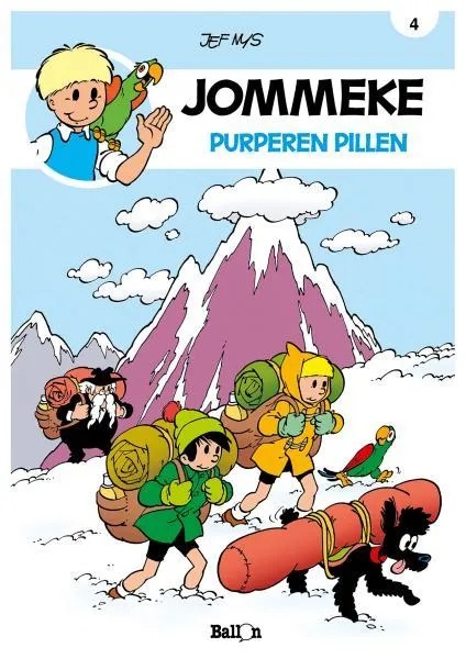 Jommeke new look & feel 4 Purperen pillen