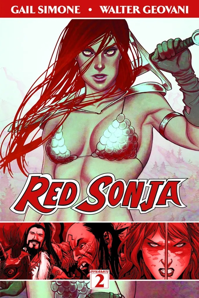 RED SONJA 2 ART BLOOD & FIRE