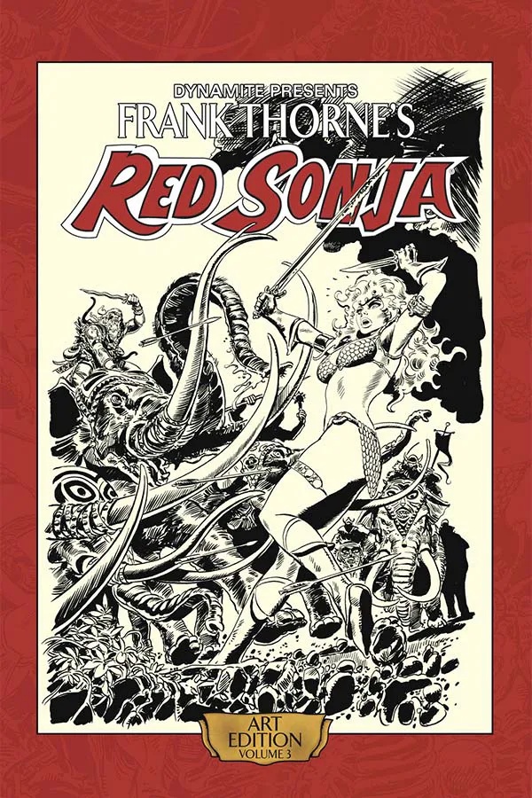 FRANK THORNE RED SONJA ART ED 3