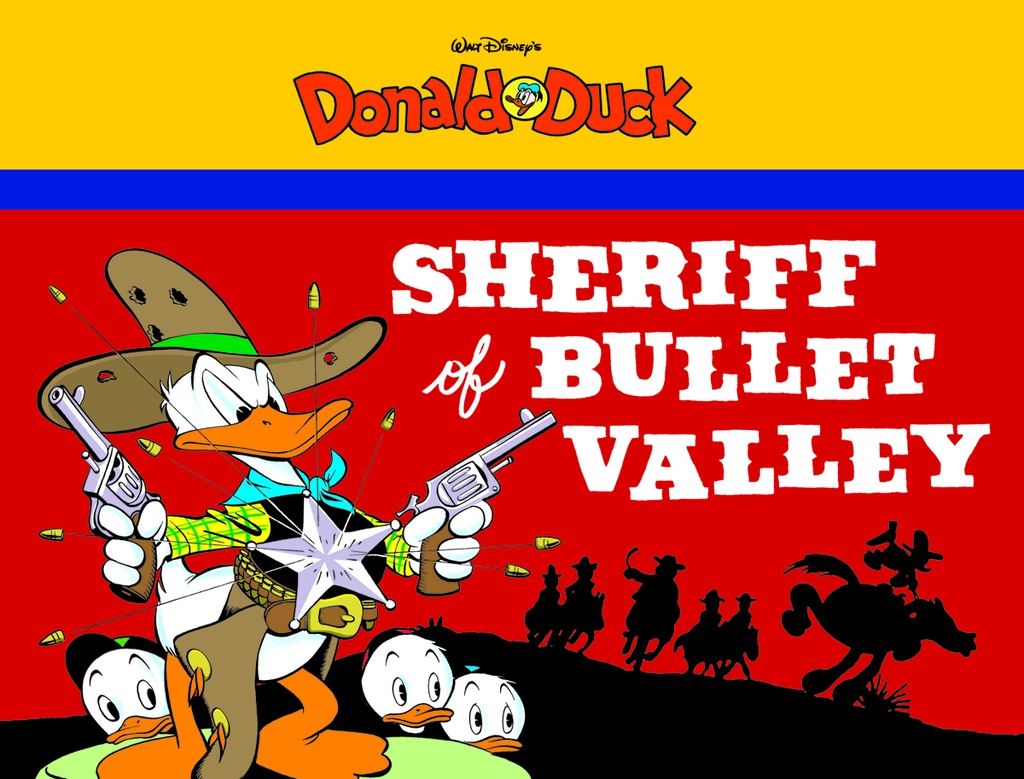 WALT DISNEY DONALD DUCK 2 SHERIFF BULLET VALLEY