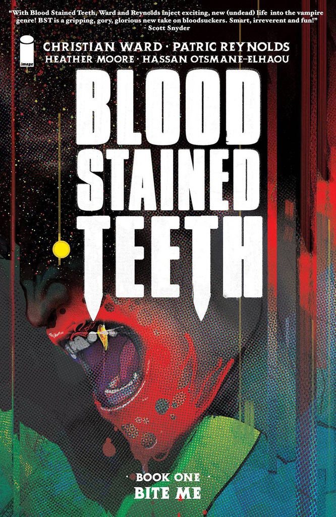 BLOOD STAINED TEETH 1 BITE ME