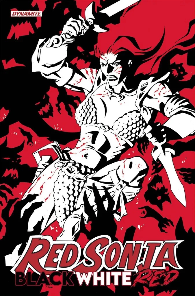 RED SONJA BLACK WHITE RED 2